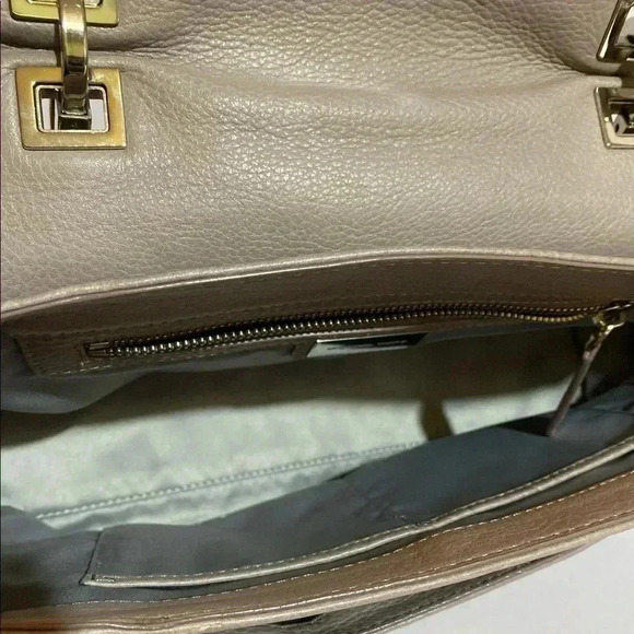 Michael kors grey leather satchel handbag - Picture 6 of 13
